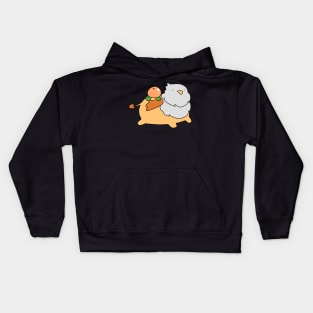 Orange Fruit Griffin Kids Hoodie